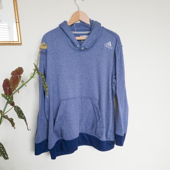 adidas Tops - Adidas Ultimate Hoodie Blue